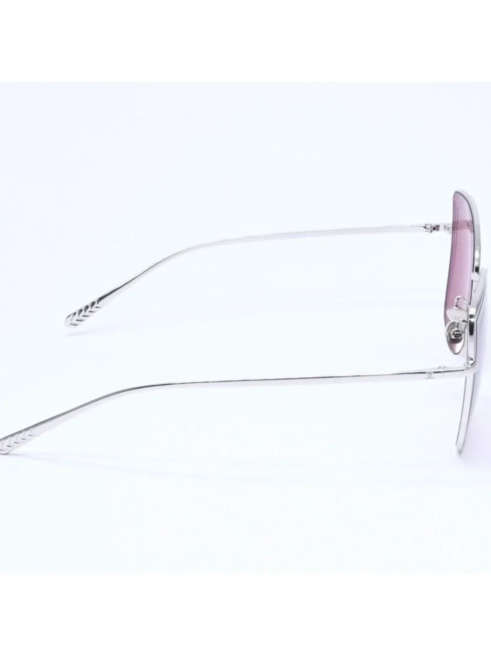 Chanel Sunglasses Eyewear CC Logo Silver Wine
